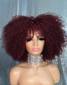 The Queen Wig (Burgundy)